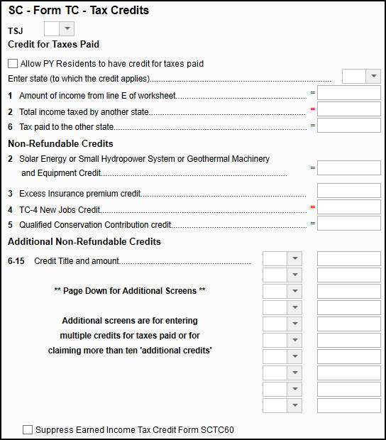 Image of SC screen TC